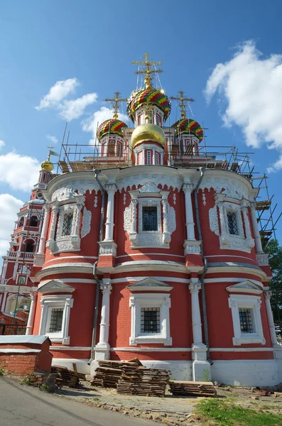 Kyrkan Domkyrkan Den Välsignade Oskulden Födelsekyrkan Eller Stroganov Nizhny Novgorod — Stockfoto