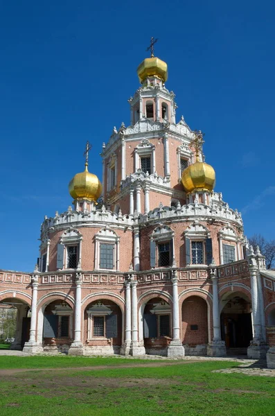 Εκκλησία Της Μεσιτείας Της Θεοτόκου Στο Fily Μόσχα Ρωσία — Φωτογραφία Αρχείου