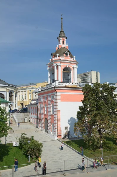 Moskova Rusya Eylül 2017 Çan Kulesinin Varvarka Caddesi Ndeki Eski — Stok fotoğraf