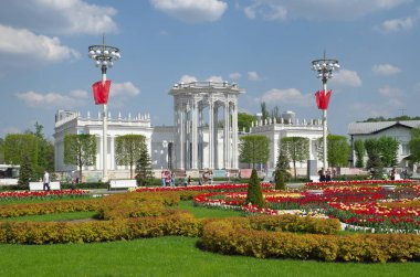 Moskova, Rusya - 7 Mayıs 2019: Vdnh'de 66