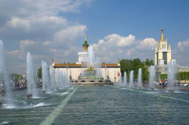 Moskova, Rusya - 7 Mayıs 2019: Vdnh'de 