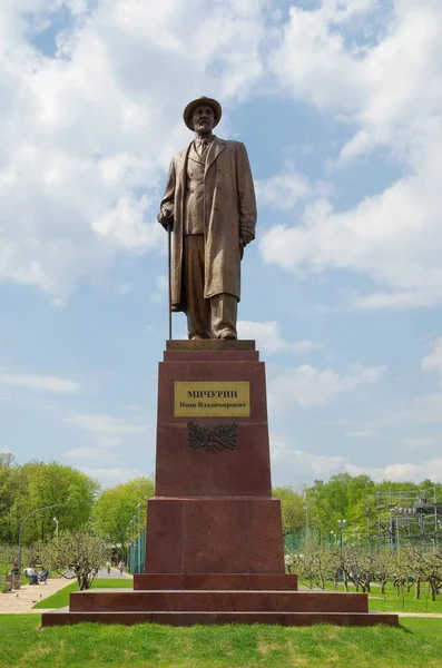 Moscow Russia May 2019 Monument Ivan Vladimirovich Michurin Famous Biologist — Stock Photo, Image