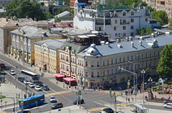 Moskova Rusya Haziran 2019 Kurtarıcı Katedrali Nin Gözlem Güvertesinden Prechistenka — Stok fotoğraf