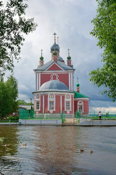 Church Forty Martyrs Sebaste Banks Trubezh River Pereslavl Zalessky Jaroslavl — Stock Photo, Image