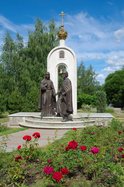 Dmitrov Moscow Region Russia June 2019 Monument Holy Prince Peter — Stock Photo, Image