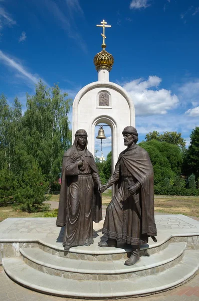 Dmitrov Moscow Region Russia June 2019 Monument Holy Prince Peter — Stock Photo, Image