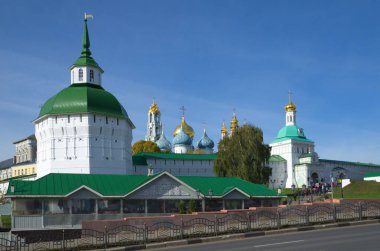 Kutsal Teslis-St. Sergius Lavra'nın görünümü. Sergiev Posad city, Moskova bölgesi, Rusya Federasyonu