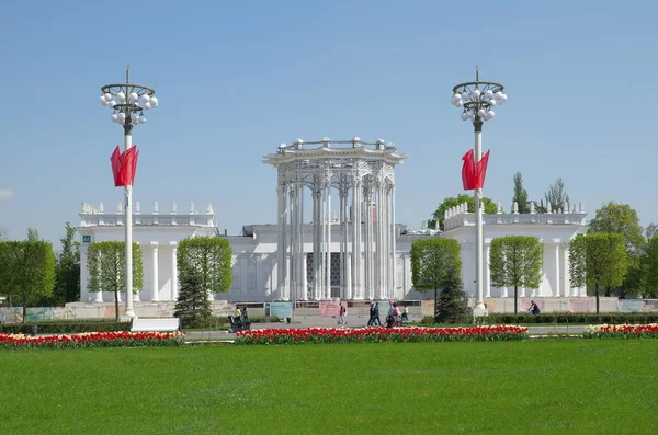 Moscou Russie Mai 2019 Pavillon Culture Vdnh Par Une Journée — Photo