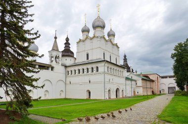 Rostov Kremlin. Diriliş Kapısı Kilisesi. Büyük Rostov, Yaroslavl bölgesi, Rusya. Rusya'nın Altın Yüzüğü