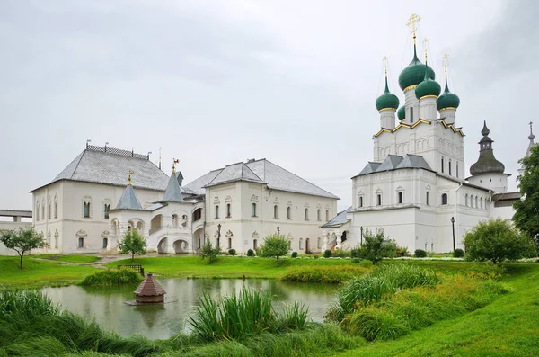 Kremlin Rostov Vista Iglesia Juan Teólogo Cámara Roja Rostov Veliky — Foto de Stock