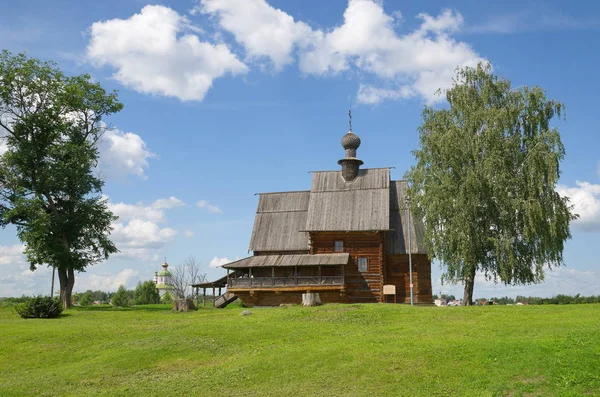 スーズダル クレムリンの木製聖ニコラス教会 スーズダル ウラジミール地方 ロシア ロシアの黄金の指輪 — ストック写真