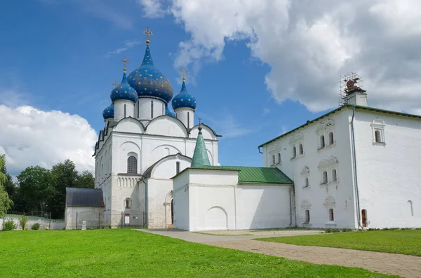 Cattedrale Della Natività Della Beata Vergine Nel Cremlino Suzdal Suzdal — Foto Stock