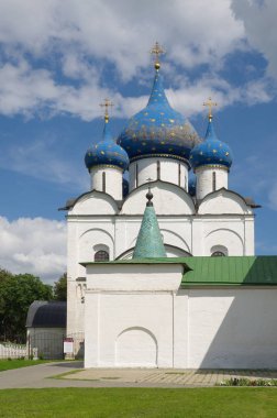 Suzdal Kremlin'deki Kutsanmış Bakire'nin Doğuşu Katedrali. Suzdal, Vladimir region, Rusya Federasyonu 