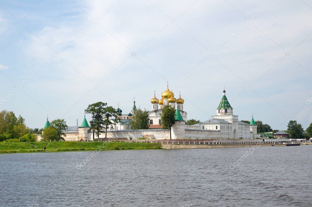 Holy Trinity Ipatiev monastery in Kostroma. Golden ring of Russia