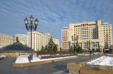 Moskova, Rusya - 9 Ocak 2019: Festival 