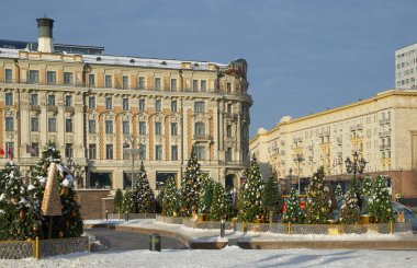 Moskova, Rusya - 9 Ocak 2019: Festival 