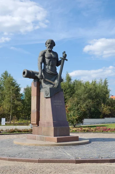 Tula Russia Settembre 2019 Monumento Nikita Demidov Fondatrice Della Dinastia — Foto Stock