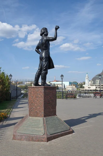 Tula Ryssland September 2019 Monumentet Till Lefty Symbol För Skicklighet — Stockfoto