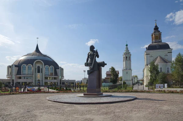 Tula Ryssland September 2019 Monument Till Nikita Demidov Bakgrunden Tula — Stockfoto