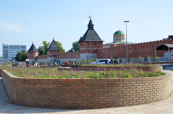 Τούλα Ρωσία Σεπτεμβρίου 2019 Θέα Από Ανάχωμα Του Καζένσκαγια Στους — Φωτογραφία Αρχείου