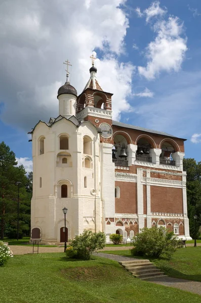 Suzdal Spaso Evfimiev修道院 施洗约翰降生教堂和钟楼 俄罗斯的金戒指 — 图库照片