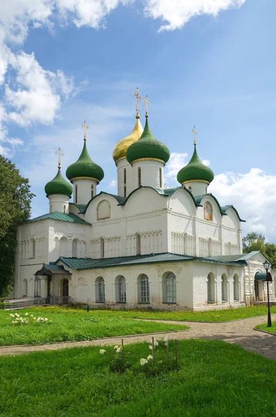 Suzdal的Spaso Evfimiev修道院 Spaso Preobrazhensky 主教座堂 俄罗斯的金戒指 — 图库照片