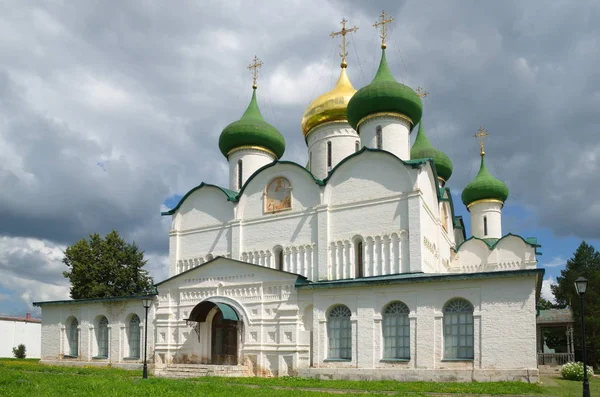 Καθεδρικός Ναός Spaso Preobrazhensky Μονή Σπάσο Ευφιμίεφ Στο Σουζντάλ Χρυσό — Φωτογραφία Αρχείου