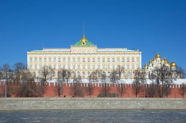 Kremlin Moscovo Palácio Grande Kremlin Catedral Anunciação Moscou Rússia — Fotografia de Stock