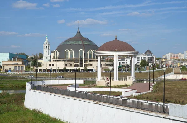 Tula Rosja Września 2019 Rotunda Nad Brzegiem Rzeki Upy Tle — Zdjęcie stockowe