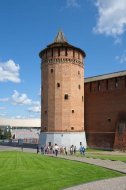 Kolomna, Rusya - 17 Ağustos 2018: Kolomna Kremlin Kulesi Marinkina (Kolomenskaya)
