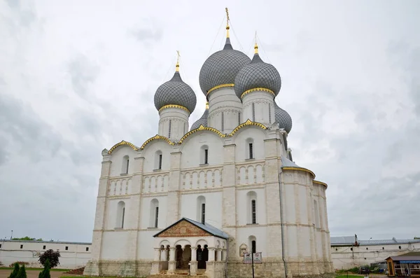 Rostov Veliky Russia Luglio 2019 Cattedrale Dell Assunzione Sulla Piazza — Foto Stock
