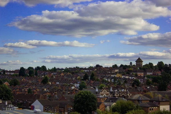 Uitzicht Van Stad Van Londen Luton Vanaf Het Dak — Stockfoto