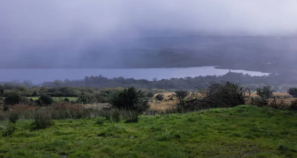 Blick Auf Die Bucht Meer Nebel Irlands — Stockfoto
