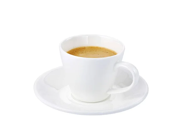 espresso kahve beyaz kırpma yolu ile izole