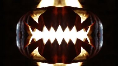 Kabak Cadılar Bayramı'nda yanan. İlmekledi