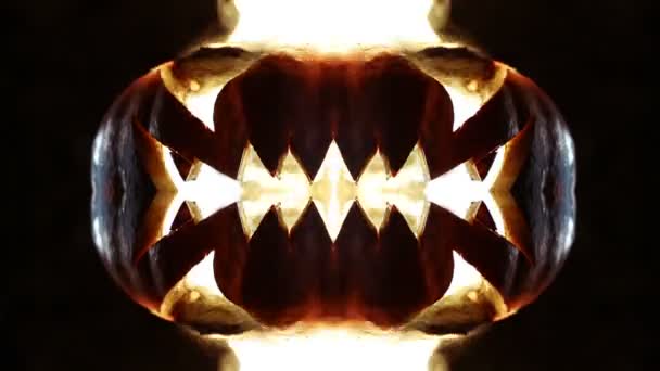 Kabak Cadılar Bayramı'nda yanan. İlmekledi — Stok video