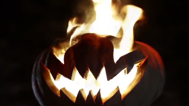 ハロウィンかぼちゃ。ループ — ストック動画
