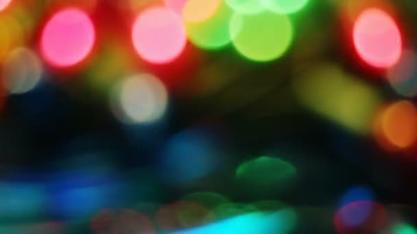 abstrait brouillé lumières de Noël fond Bokeh 