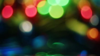 Bokeh arka plan soyut bulanık Noel ışıkları