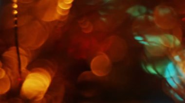 Bokeh arka plan soyut bulanık Noel ışıkları