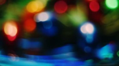 Bokeh arka plan soyut bulanık Noel ışıkları