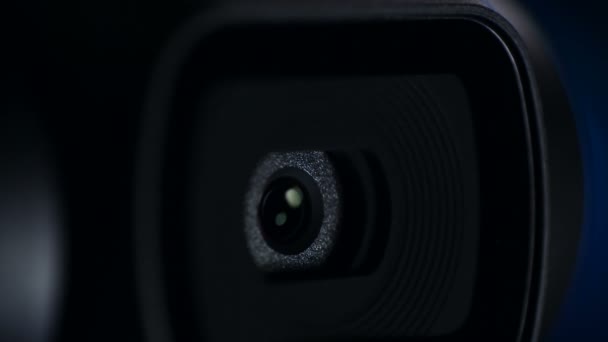 Gimbal fotoaparát na pozadí bokeh — Stock video