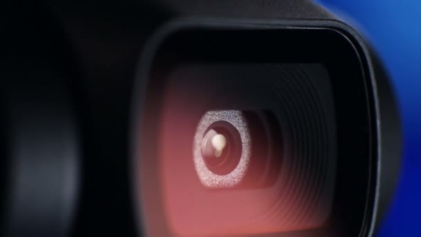Przegub aparat na tle bokeh — Wideo stockowe