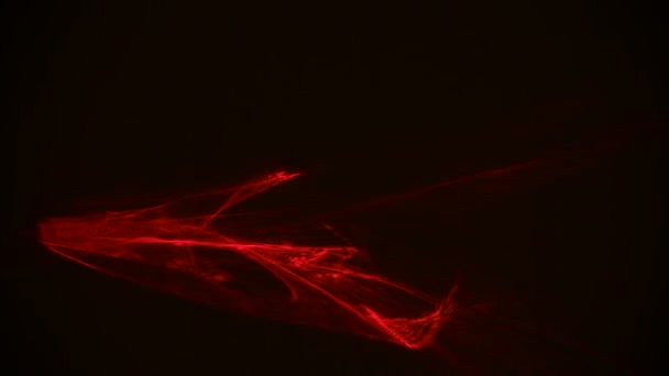 Red streaks light abstract animation background. Seamless Loop — Stock Video