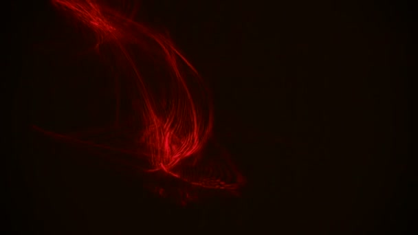 लाल धारी प्रकाश अमूर्त एनीमेशन पृष्ठभूमि। सीमलेस लूप — स्टॉक वीडियो