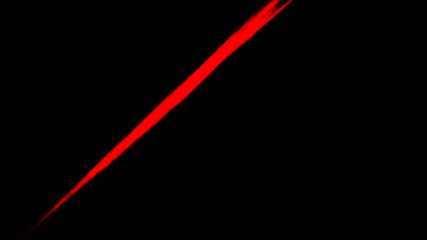 Rayas rojas luz fondo de animación abstracta. Bucle sin costura — Vídeo de stock