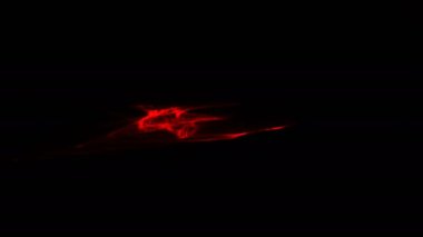 Kırmızı ışık soyut animasyon arka plan çizgiler. Sorunsuz döngü