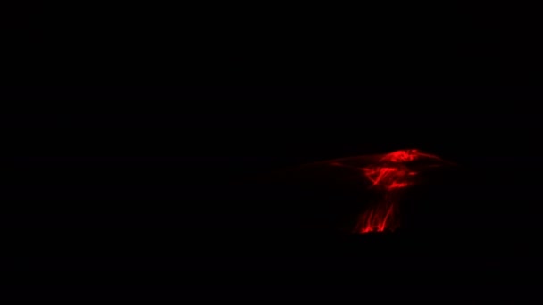 Rayas rojas luz fondo de animación abstracta. Bucle sin costura — Vídeos de Stock