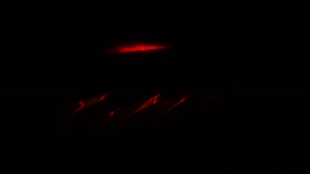 Rayas rojas luz fondo de animación abstracta. Bucle sin costura — Vídeo de stock