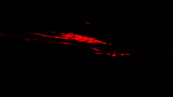 Rosso striature luce astratta animazione sfondo. Loop senza cuciture — Video Stock